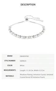 Vòng tay nữ Swarovski Matrix 5689633 - Trắng 5689633 - Xem 6
