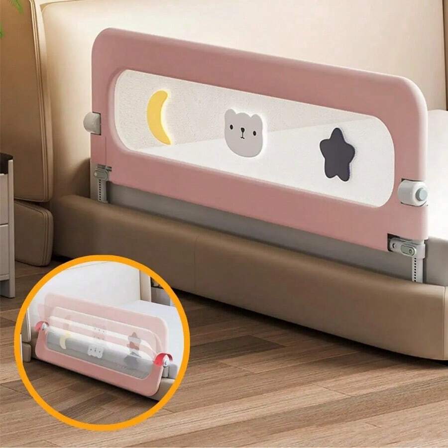 Barandal Plegable Para Cama de Niños | 1.5m de Largo | Altura Ajustable |  y Comodidad - por defecto - Ver 1