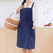 Aprons - Navy Blue - View 3