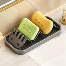 Khay đựng xà phòng hình gấu trúc có khay thoát nước, giá đựng xà phòng đa năng, giá đựng bọt biển tiết kiệm không gian trên bàn làm việc, giá đựng xà phòng và bàn chải vệ sinh, chống thấm nước và dễ lau chùi cho bồn rửa nhà bếp. - Nhiều màu - Xem 5