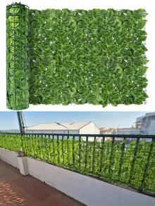 1pc Simulated Fence, Faux Ivy Vine Leaf Balcony Fence,Simulation Plant Fence Fence Simulation Leaf Fence,For Home Garden, Balcony Wall, Terrace, Courtyard, Wedding, Backyard, Jungle Theme Party, Birthday Porch, Christmas Gift - Premium Watermelon Leaves - View 5