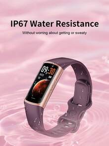 LIGE Nueva Pulsera Inteligente: Resistente a Salpicaduras, Seguimiento Deportivo, Pronóstico del Tiempo, Reproducción de Música, Recordatorio de Llamadas, Temporizador de Fotos - Reloj Inteligente Multifuncional Unisex - Ver 4