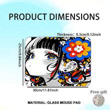 Gaming Mouse Pad: Frictionless Smooth, Far Exceeding Speed Of Traditional Cloth Pads - Thickness: 0.3cm/0.12inch - View 15