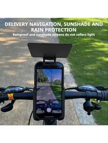 Visera solar plegable y de ángulo múltiple para teléfono, diseño antirreflejo - Universal, adecuado para actividades al aire libre, en el automóvil, ciclismo, campamento y viaje - A - Ver 4