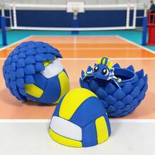 3D Printed Cute Volleyball Dragon + Dragon Egg Set Model, Plastic Figurine Desktop Decor Sculpture, Holiday Gift - Multicolor - View 7
