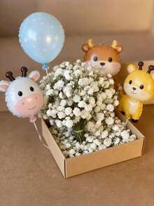 60/20/1支逼真满天星花束，波西米亚风格，人造花束，完美的花瓶填充物，适用于新娘花环装饰、腕花、婚礼场地、婚礼派对回礼、家居和办公室装饰、派对、花园、卡片制作和DIY工艺品、礼品包装 - 耐用，高度逼真 - 彩色 - 查看 8