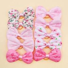 10pcs Spring Limited Edition Dopamine Colorful Bow Pet Hair Clips, Suitable For Decorating Medium & Small Long-Haired Cats & Dogs, Perfect For Wedding, Birthday Party, Mother's Day And Other Holidays, Mixed Styles - Multicolor - View 12
