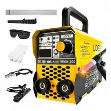 Soldadora Inversora Portatil Mma+tig Máquina 2en1 Color Amarillo - Tipo de Enchufe B USA (110-127V) - Ver 1