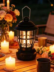 Lampu Kemah LED Luar Ruangan, Lampu Portabel Isi Ulang USB, Lampu LED Retro, Lampu Tenda Perjalanan, Lampu Kemah Portabel, Lampu Memancing - Seperti yang ditunjukkan pada gambar - View 2