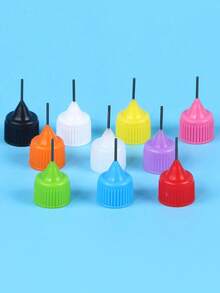1/3 unidades de frascos conta-gotas de precisão recarregáveis de 30 ml, aplicador de aperto adequado para recorte de papel, artesanato e uso escolar. - Multicolorido - Ver 6