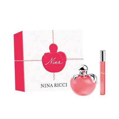 Nina Ricci SET NINA 2PZS 80ML EDT SPRAY/10ML EDT ROLL-ON