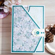 1 khung nền thiệp gấp bằng kim loại sáng tạo, khuôn cắt kim loại, dùng để làm album DIY, khuôn cắt kim loại, thiệp mời cưới, thiệp chúc mừng. - A - Xem 4