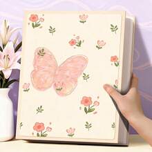 Álbum de fotos de 6 pulgadas, 200 bolsillos, material de terciopelo, diseño de dibujos animados, adecuado para familia y amigos - Captura cada momento con fotos - Álbum de mariposas - Ver 12