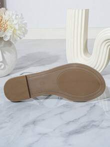 Women's Fashionable Versatile Flat Sandals, Summer - Silver-gray - View 6