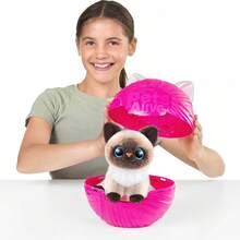 ZURU Pets Alive 可爱小猫惊喜神秘蛋，10 个互动毛绒宠物玩具，适合 3 岁以上女孩的礼物，培养养育和领养角色扮演能力 - 彩色 - 查看 8