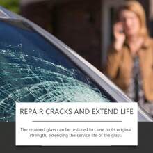 Car Windshield Repair Liquid, Auto Glass Crack Repair Agent & Cleaner, Helps Restore Clear Vision And Remove Glass Dirt, Easy Windshield Care Tool For Drivers, Daily Commute, Road Trips, Back To School & Friendship Day Gifts - Automotive Windshield Repair Fluid - View 4