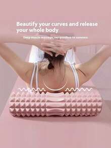 4 pièces/1 pièce Ensemble de rouleaux de mousse EVA pour massage des points de déclenchement et récupération des tissus profonds, yoga, pilates, étirements, équipement de gymnastique à domicile, massage, accessoires de gymnastique, exercice, yoga, équipement d'entraînement, été, soutien-gorge ras-du-cou, pilates, équipement de pilates - Multicolore - Voir 4