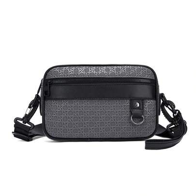 SHILAN Multi-Compartment Horizontal Crossbody Bag With Quick-Release Hook Design, Dual-Use Bag For Daily Wear, Street Style And Commuting
