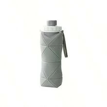 Hot Selling Silicone Foldable Adult Portable Reusable Plastic Cup Outdoor Travel Fitness Water Cup - 灰色 - 查看 3