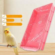 50 Tấm lót chuồng thú cưng, Tấm lót khay nhựa dùng một lần đa năng cho chuồng thỏ và chuồng chim, Túi đựng cát vệ sinh cho mèo, Tấm lót vệ sinh cho chó, Vỏ bọc tấm lót vệ sinh - trắng - Xem 7