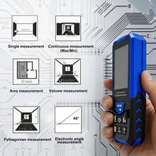 With Electronic Angle Measurement Digital Laser Range Finder Laser Meter High Precision Measuring Tools IP54 Waterproof Tape - D3-70 (Standard Version) - View 5
