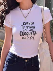 Women T-Shirts - White - View 4