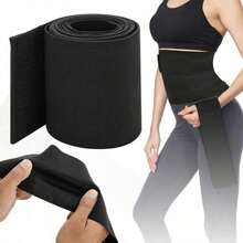 This Compression Waist Belt Features An Adjustable Hook And Loop Design, Suitable For Yoga And Fitness Exercises, Able To Support Posture And Tighten Core Muscles, Breathable Mesh Fabric. - Multicolor - View 7