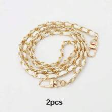 4 chiếc dây xích kim loại dài 47 inch dùng cho túi đeo chéo, có lớp lót bằng da. - Nhiều màu - Xem 17