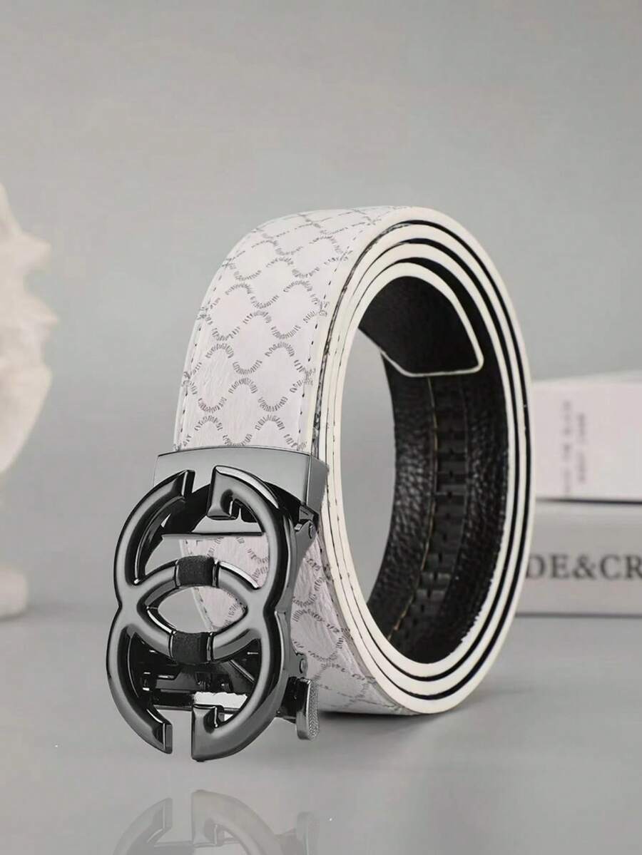 Thắt lưng da Double G cao cấp dành cho nam, khóa tự động, đa năng, phù hợp cho công sở và thường ngày. - Nhiều màu - Xem 1