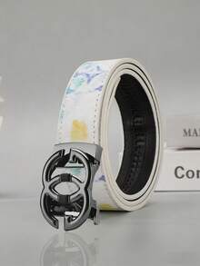 Thắt lưng hoạt hình dành cho nam, kiểu dáng công sở thường ngày, đa năng, khóa tự động, chất lượng cao và bền chắc. - Nhiều màu - Xem 12