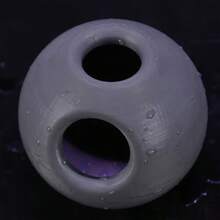 創意水族裝飾 3D 列印球形魚缸遮蔽處 魚蝦躲藏屋 多孔結構 - A - 查看 12