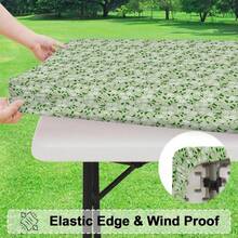 Spring Floral Rectangular Tablecloth - Woven Polyester Material, Vibrant Floral Pattern, Durable And Easy To Clean, Suitable For Standard Dining Tables, Elegant Natural Style Design, Easy Maintenance - D - View 3
