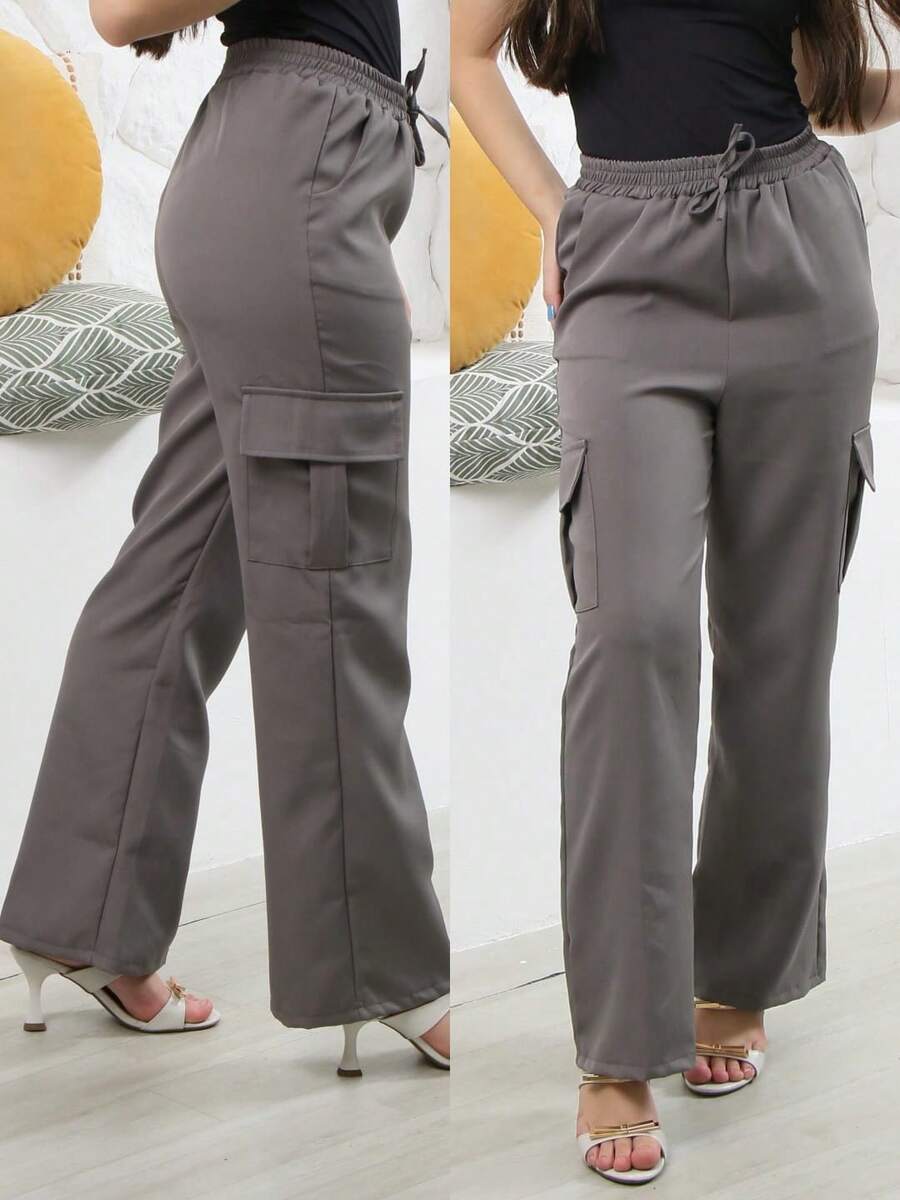 The Current Favorite: Super Stylish Youth Cargo Pants! - Gris - Ver 1