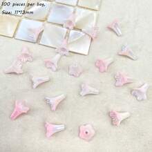 Estilo antiguo de acrílico de dos colores pequeño material de horquilla de joyería de pendiente de bolso de material de fábrica al por mayor de la gloria de la mañana DIY - Multicolor - Ver 24