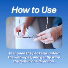 100 Sheets Of Anti-Fog Eyeglass Cleaning Tissues. One-Time Eyeglass Cloths, Quick-Drying Lens Cleaning Wipes. Suitable For Swimming Goggles, Ski Masks, Cameras, Mobile Phones, Computer Screens, Bulb Cleaning. Suitable For Home And Travel Use. Single Package For Easy Carrying. Essential Item. - trắng - Xem 9