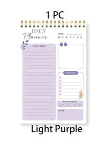6.5 X 9.8 Inch 52 Sheets To-Do List Notepad: Includes Multi-Function Areas, Spiral Bound Daily Planner, Task List Organizer, Suitable For Work, Office, School, Office Desk Decor, Gift For Women, Adults, Teachers, Mother's Day - Multicolor - View 9