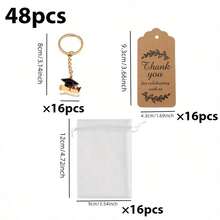 60/48/36/24/3pcs Graduation Gift Keychain Set, Hat And Scroll Keychains With Thank You Card And Gift Bag, Ideal For Graduates And Couples, University Graduation Gift, Durable Keychains For Graduation Party Favors, Backpacks And Handbags, Car Keys And School Supplies - Graduation Cap Keychain Set - View 14
