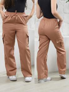 The Current Favorite: Super Stylish Youth Cargo Pants! - Marrón Chocolate - Ver 1