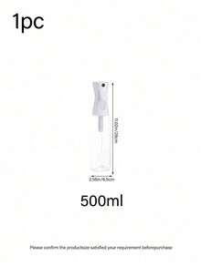Bình xịt phun sương áp suất cao 200ml/300ml/500ml, xịt khoáng chăm sóc tóc và da mặt, bình xịt phun sương, vật dụng thiết yếu cho salon và du lịch, bình dùng trong phòng tắm. - Trong sáng - Xem 9