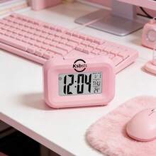 Reloj digital LED multifuncional de 100 escenas con pantalla de fecha, día de la semana y temperatura, reloj de doble color adecuado para dormitorio, oficina, cocina y uso doméstico - Multicolor - Ver 11