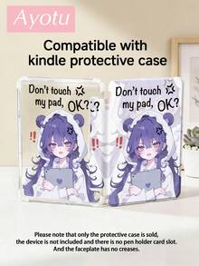 Hình cô gái anime với khẩu hiệu, phù hợp với ốp lưng dạng gập hình chữ Y, tương thích với iPad Air 8 (M4) 2026 (11 inch)/2026 (13 inch), A16, Air 8 (M4) 2026 (11 inch), Air 8 (M4) 2026 (13 inch), Pro 13 12.9 11, Air 11 13, Mini, Air 11 inch, Kindle (thế hệ thứ 11 - ra mắt năm 2024) - Nhiều màu - Xem 11