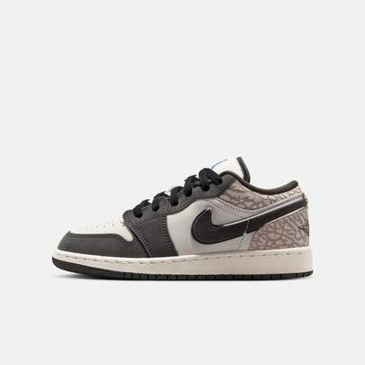  Giày bóng rổ Air Jordan 1 Low SE (GS), cổ thấp, IU2269-100, dành cho thanh thiếu niên