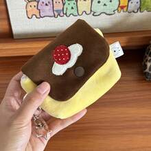 Bolsa de cámara vintage japonesa original tipo pudín - Bolsa de cámara esponjosa retro, CCD, bolsa de cámara compacta, linda y cómoda, estilo dulce que también se puede usar como monedero y portacartas, bolsa de cámara kawaii - pudín - Ver 9