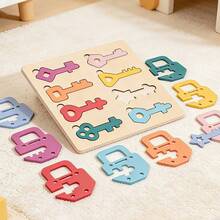 Wooden Colored Lock And Key Matching Puzzle, Color Sorting Matching And Fine Motor Skills Training Game, Simple Jigsaw Puzzle Gift - Lock and Key Puzzle - View 9