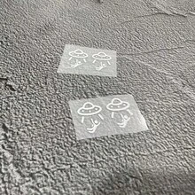 2pcs Universal UFO Blank Button Stickers - Fun Decorative Stickers Suitable For Any Vehicle - Car Stickers - View 5