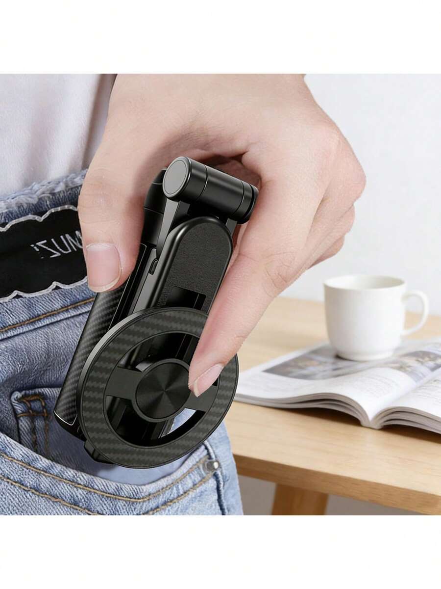 Gậy selfie từ tính đa năng với chân đế có thể tháo rời, điều khiển từ xa Bluetooth, giá đỡ điện thoại xoay 360° dành cho du lịch, quay vlog và chụp ảnh.