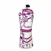 国王、王后和骑士高尔夫球木杆头套，木杆身和混合杆头套 - 白色 - 查看 10