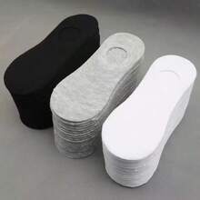 1/10/15 Pairs Women's Black, White, Gray Ankle Socks, Invisible Socks, Thin Summer Disposable Short Socks, Striped Simple Japanese Style Versatile Low-Cut Invisible Non-Slip Comfortable Breathable Sweat-Absorbent Odor-Resistant Women's Invisible Socks - Multicolor - View 4