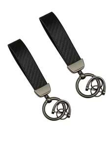 1pc Carbon Fiber Colorful Key Chain, Suitable For BMW 1 Series, 3 Series, 5 Series, 7 Series, 2 Series, 4 Series, 6 Series, X Series, X1, X3, X5, X6, X4, Fashionable Car Key Chain - one-size - View 13