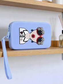 Goddess-Themed Silicone Makeup Bag, Beach Bag, Portable And Versatile Clutch For Coins, Keys, And Miscellaneous Items, Easy Travel Square Bag, Beach Bag, Handbag With Hanging Strap, Document Storage Bag, Boarding Pass Zipper Bag, Wrist Bag, Portable Waterproof Travel Toiletry Bag, Jewelry And Makeup Storage Silicone Bag - Multicolor - View 7